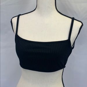Backless bralette crop top